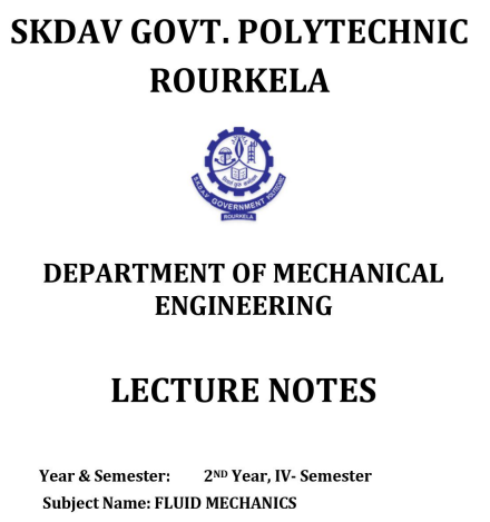 Fluid Mechanics