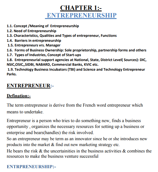 Entrepreneurship and Management &
        Smart Technology